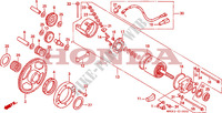 STARTER MOTOR for Honda DOMINATOR 650 1990
