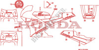 STICKERS for Honda RC30 750 1989