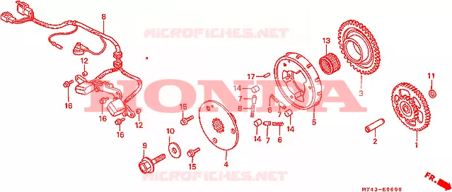 PULSE GENERATOR Honda MOTO 750 VFR 1994  VFR750FR