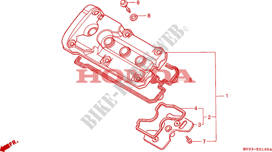 CYLINDER HEAD COVER for Honda CBR 600 F 50HP 1994