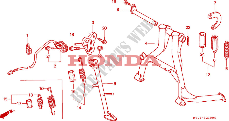 STAND for Honda CBR 600 F 27HP 1992