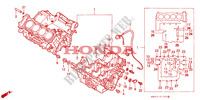 CRANKCASE for Honda CBR 900 FIREBLADE 50HP 1993