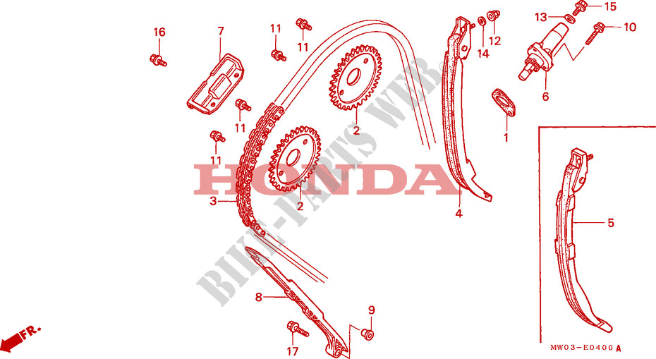 CAM CHAIN   TENSIONER for Honda CBR 900 FIREBLADE 1993