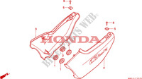 SIDE COVERS (CB750F2) for Honda SEVEN FIFTY 750 1994