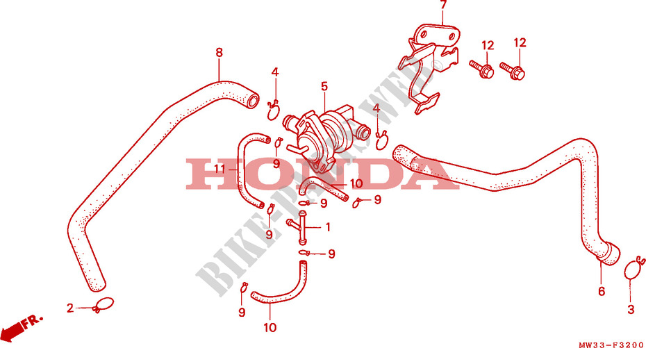 AIR INJECTION CONTROL VALVE for Honda SEVEN FIFTY 750 1994