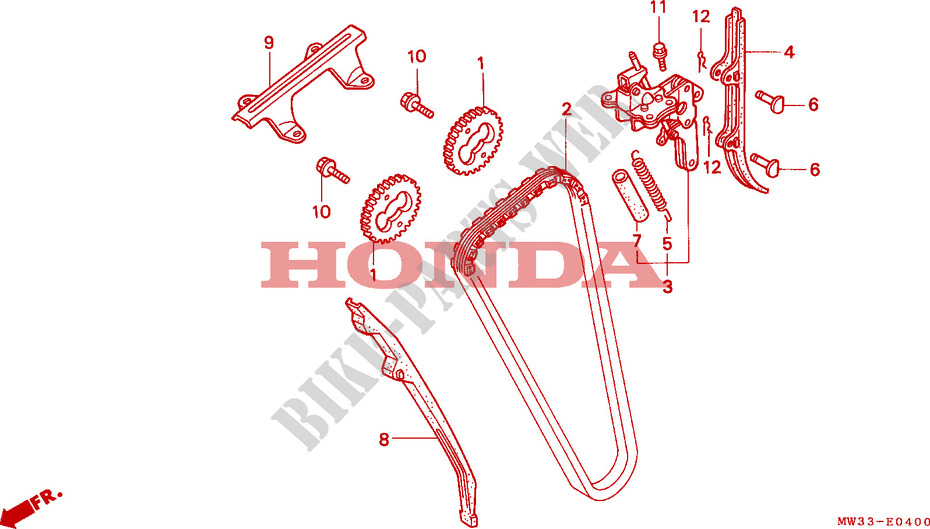 CAM CHAIN for Honda SEVEN FIFTY 750 34HP 1995