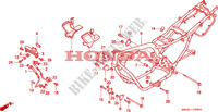 FRAME for Honda CB SEVEN FIFTY 750 2001