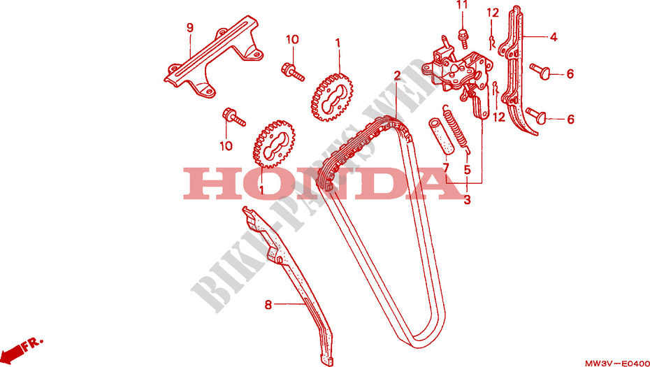 CAM CHAIN for Honda CB SEVEN FIFTY 750 2001