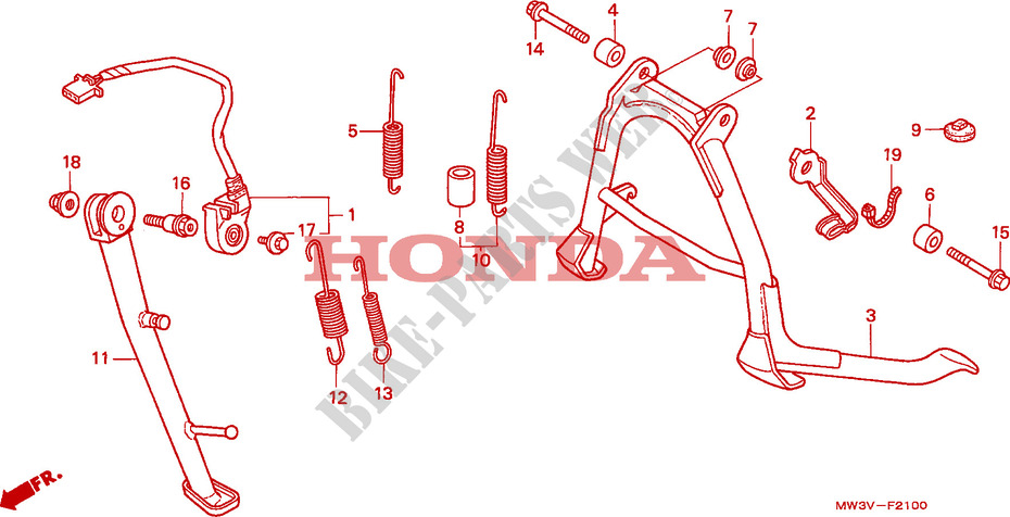 STAND for Honda SEVEN FIFTY 750 1997