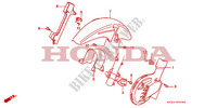FRONT FENDER   FRONT DISK COVER for Honda DOMINATOR 650 1994
