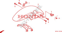 FRONT FENDER for Honda CB 500 2002