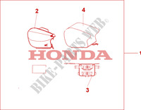 PILLION BAG for Honda CB 500 S 2001