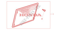 CHROME RADIATOR GUARD for Honda VALKYRIE 1500 F6C 2002