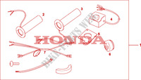 GRIP HEATER CUSTOM'S for Honda VALKYRIE 1500 F6C DELUXE 2002