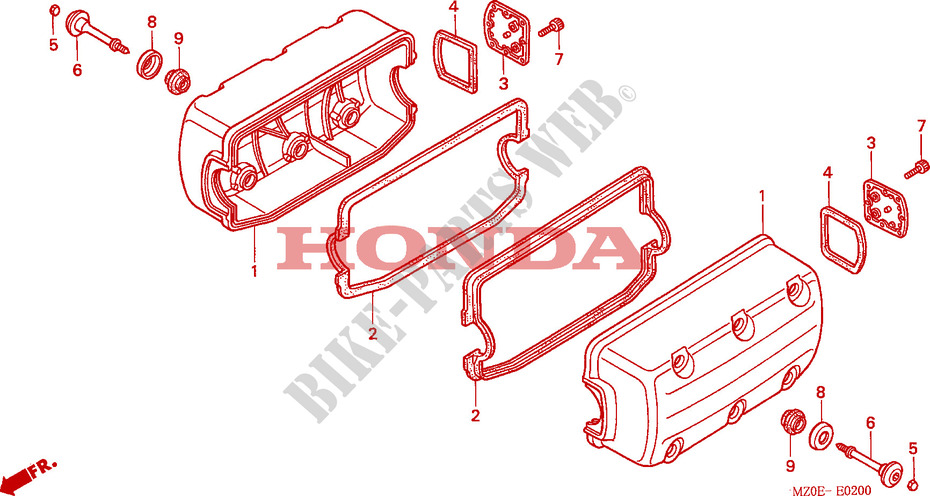 CYLINDER HEAD COVER for Honda 1500 F6C 2002