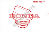 CHROME OIL CAP for Honda 1500 F6C 2000