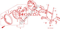 HEADLIGHT for Honda BIG ONE 1000 1993
