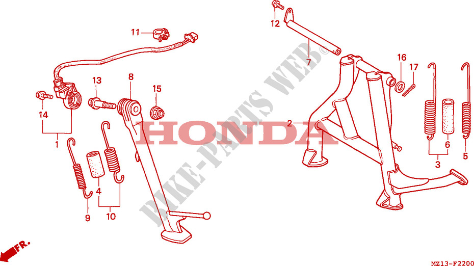 STAND for Honda BIG ONE 1000 1993