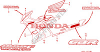 STRIPE/MARK (4) for Honda CBR 1000 F 1994