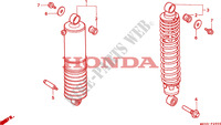 REAR SHOCK ABSORBER for Honda GL 1500 GOLD WING SE 20éme anniversaire 1995