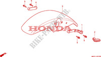 FRONT FENDER for Honda SHADOW 750 1995