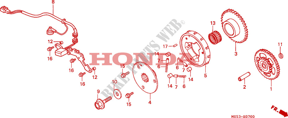 PULSE GENERATOR for Honda SHADOW 750 1994
