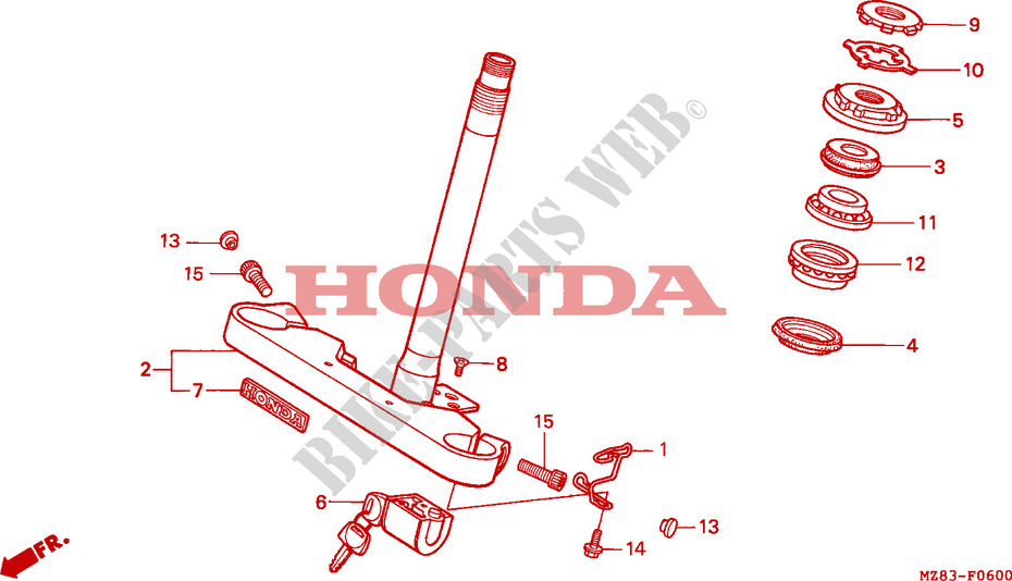 STEERING DAMPER for Honda VT SHADOW 600 1995