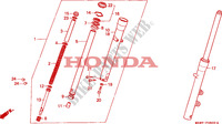 FRONT FORK for Honda VT SHADOW 600 34HP Kumamoto factory 1999