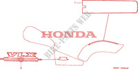 MARK (4) for Honda VLX SHADOW 600 2 TONE 1999