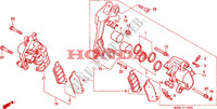 FRONT BRAKE CALIPER for Honda PAN EUROPEAN ST 1100 2000