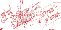 LEFT CYLINDER HEAD for Honda PAN EUROPEAN ST 1100 1995