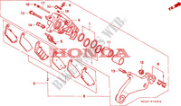 REAR BRAKE CALIPER for Honda PAN EUROPEAN ST 1100 2000