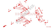FRONT SUSPENSION ARM for Honda TRX 200 FOURTRAX TYPE II 1991
