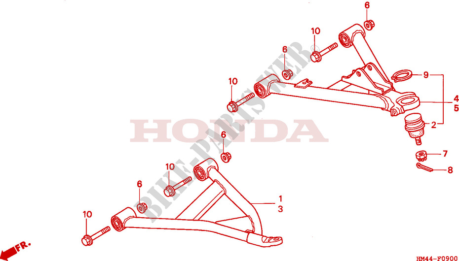 FRONT SUSPENSION ARM (TRX300) for Honda TRX 300 FOURTRAX 1998