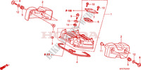 REAR CYLINDER HEAD COVER for Honda 125 VARADERO DE LUXE 2009