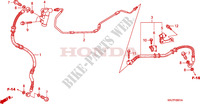 REAR BRAKE PIPE(FES125)(F ES150) for Honda S WING 125 FES 2ED 2011