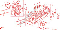 CRANKCASE for Honda SH 125 R, REAR DRUM BRAKE, SPECIAL 2008