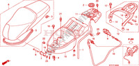 LUGGAGE BOX for Honda SH 125 R, REAR DRUM BRAKE 2008