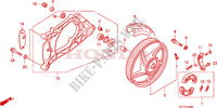 REAR WHEEL/SWINGARM (SH125D/150D) for Honda SH 125 D REAR DRUM BRAKE 2010