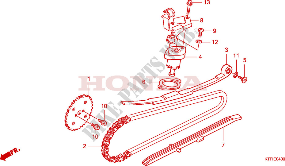 CAM CHAIN   TENSIONER for Honda SH 125 FREIN ARRIERE A DISQUE, SPECIAL 2009