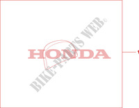 35L TOP BOX PAD for Honda SH 300 SPECIAL 2E 2008