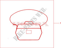 TOP BOX INNERBAG for Honda SH 300 SPORTY ABS SPECIAL ED 2008