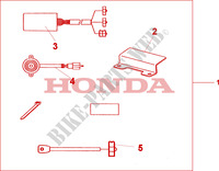ALARM for Honda SH 300 ABS TOP BOX 2010