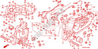 CRANKCASE for Honda SH 300 ABS TOP BOX 2010