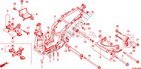FRAME for Honda SH 300 ABS TOP BOX 2011