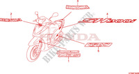 STICKERS for Honda SH 300 ABS TOP BOX 2011
