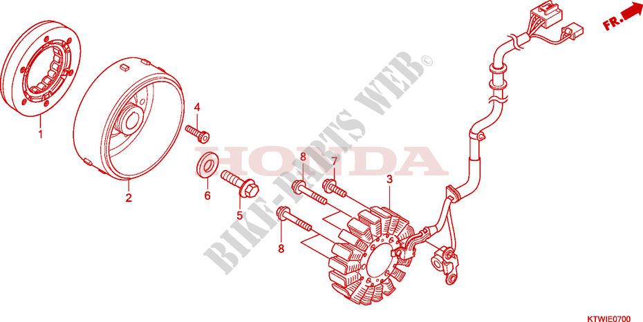 ALTERNATOR for Honda SH 300 ABS 2011