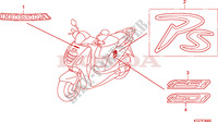 MARK  for Honda PES 125 INJECTION SPECIAL 2007