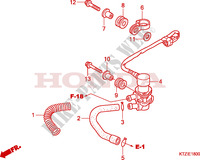 AIR INJECTION VALVE for Honda PES 150 R INJECTION 2010