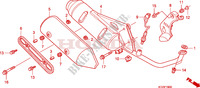 EXHAUST MUFFLER for Honda PS 125 INJECTION SPORTY 2010
